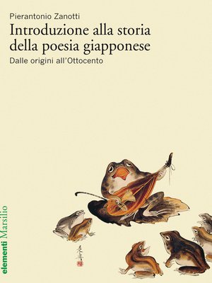 cover image of Introduzione alla storia della poesia giapponese Volume 1